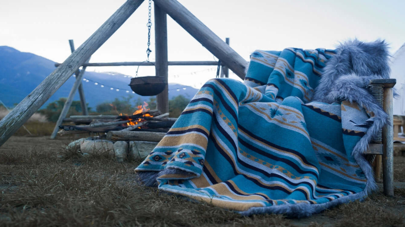 Easter Gift-Anifurry Aztec Faux Fur Blanket