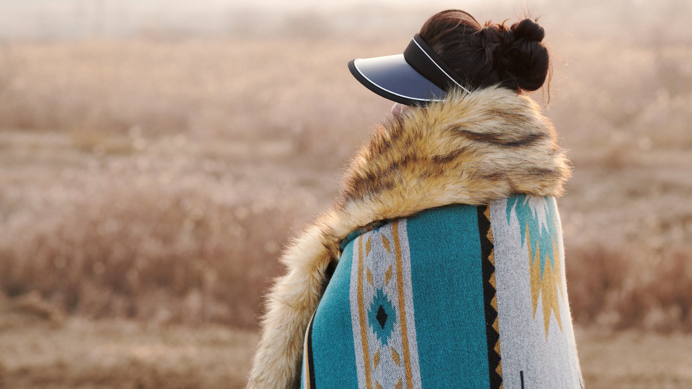 Anifurry Aztec Faux Fur Blanket