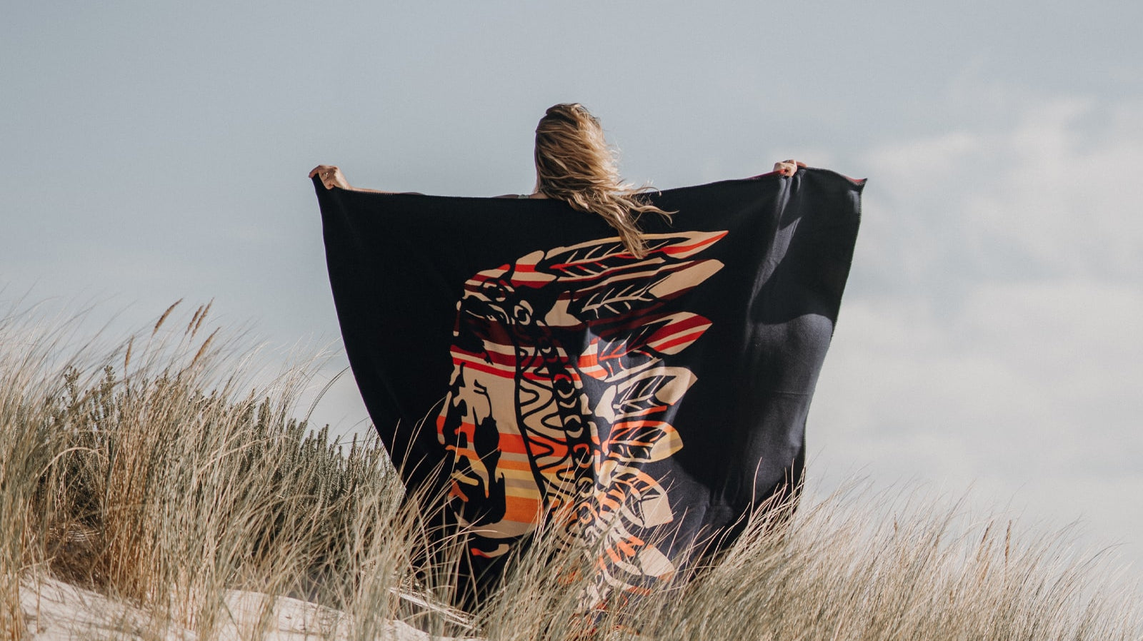 Embrace Comfort and Culture: The Chief Portrait Merino Wool Blanket