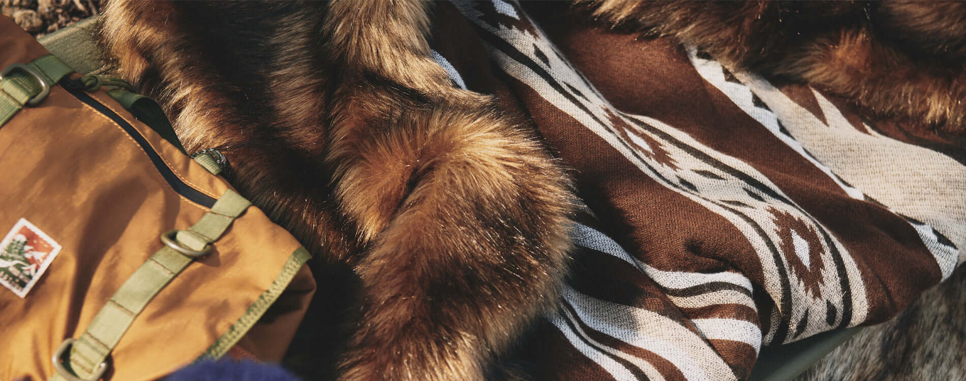 Introducing the New Brown Color Aztec Faux Fur Blanket