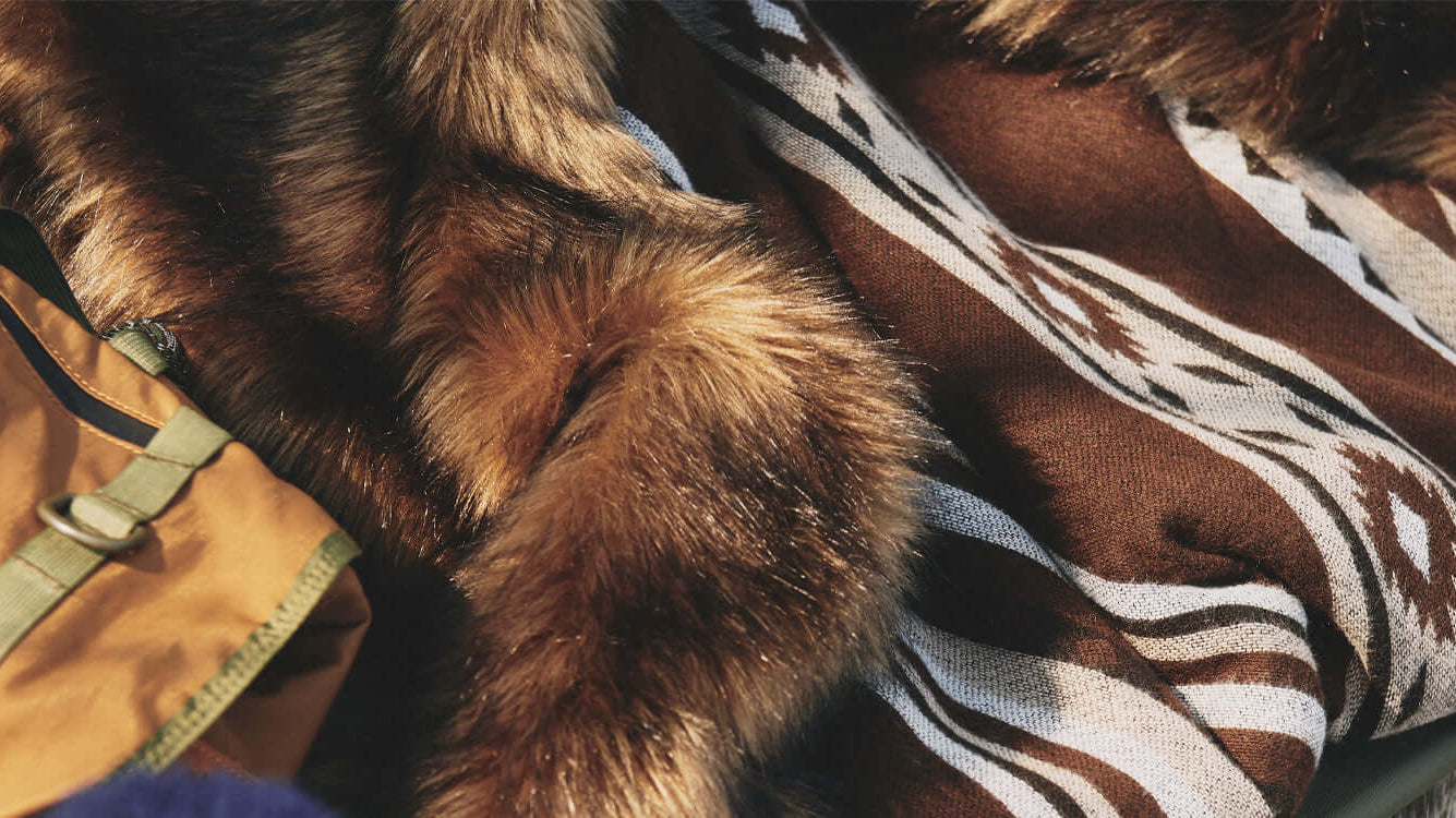 Introducing the New Brown Color Aztec Faux Fur Blanket
