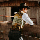 Anifurry Canyon Ridge Vest premium faux-cashmere outdoor utility vest for men