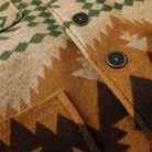 Close-up of Anifurry Canyon Ridge Vest showing intricate fabric texture, vintage worn-look buttons, and functional front pockets