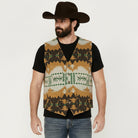 Anifurry Canyon Ridge Vest styled on a model over a shirt or tee, combining style, comfort, and adventure-ready aesthetic