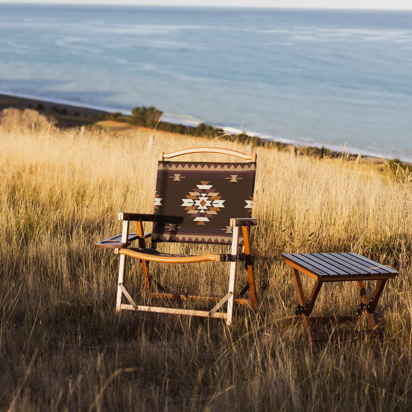 激レア KERMIT CHAIR WALNUT RETRO STRIPE Kermit Chair – The Original Packable Wooden Camp Chair